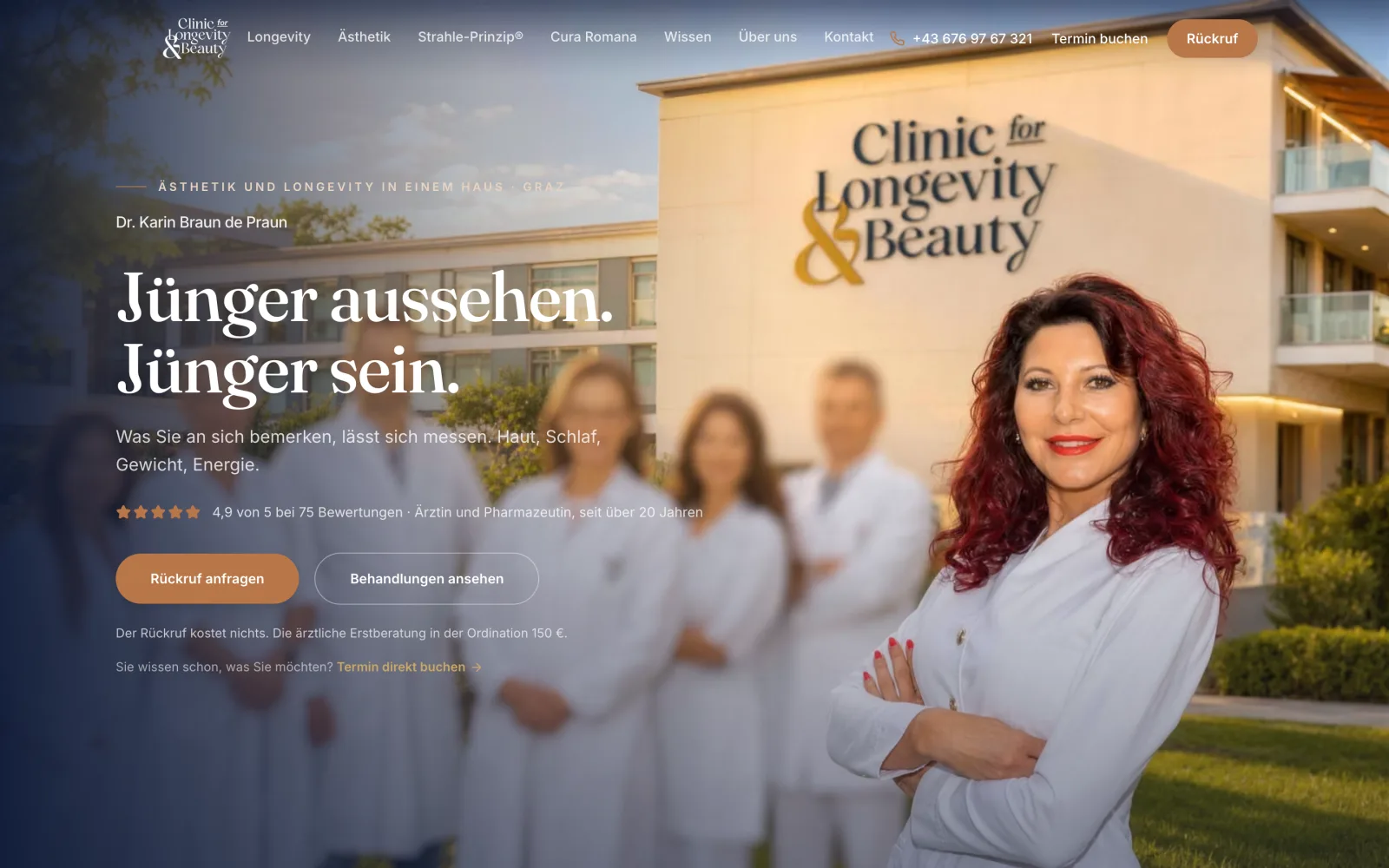 Clinic for Longevity & Beauty: homepage