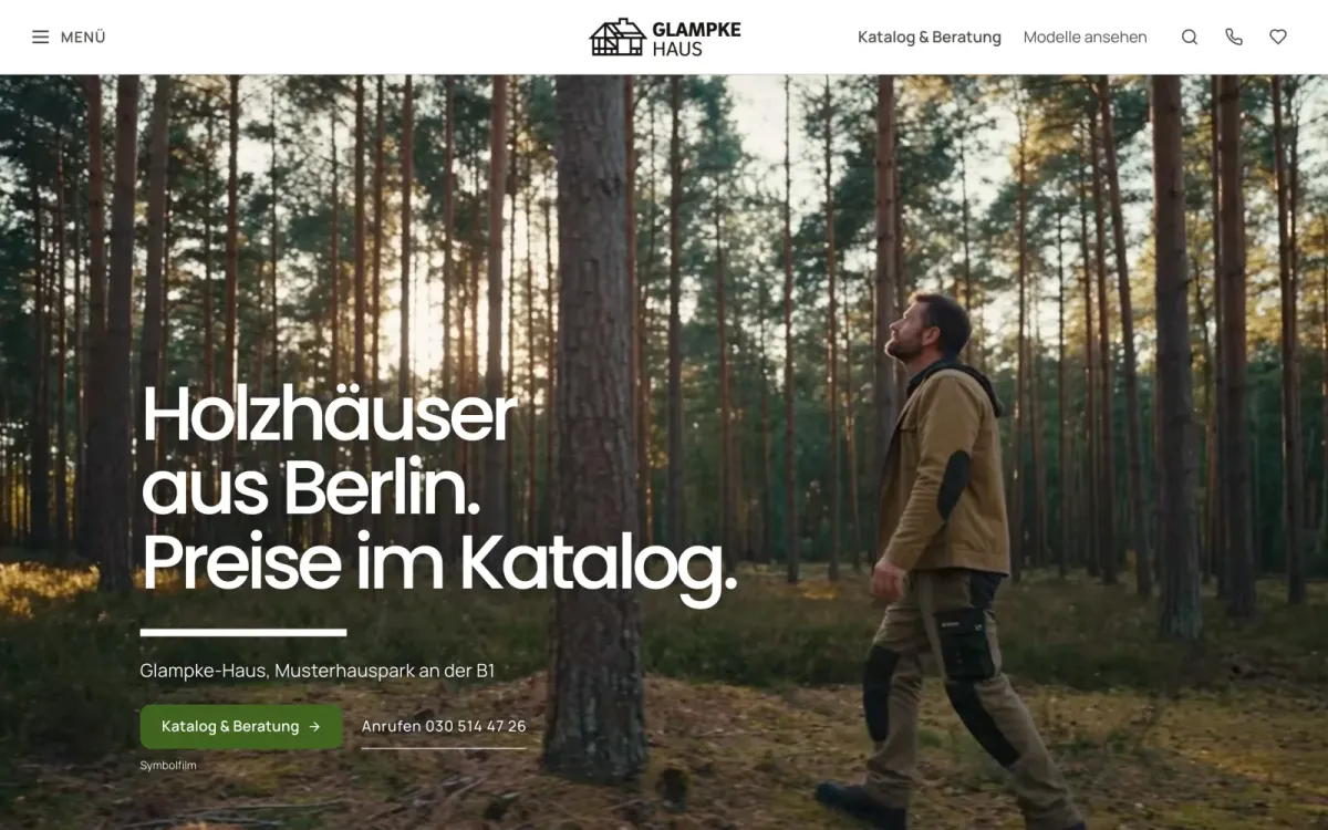 Glampke-Haus: homepage